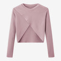 pink knitted top