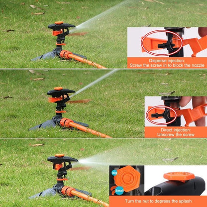 Automatic 360° Rotating Garden Sprinkler with Adjustable Coverage
