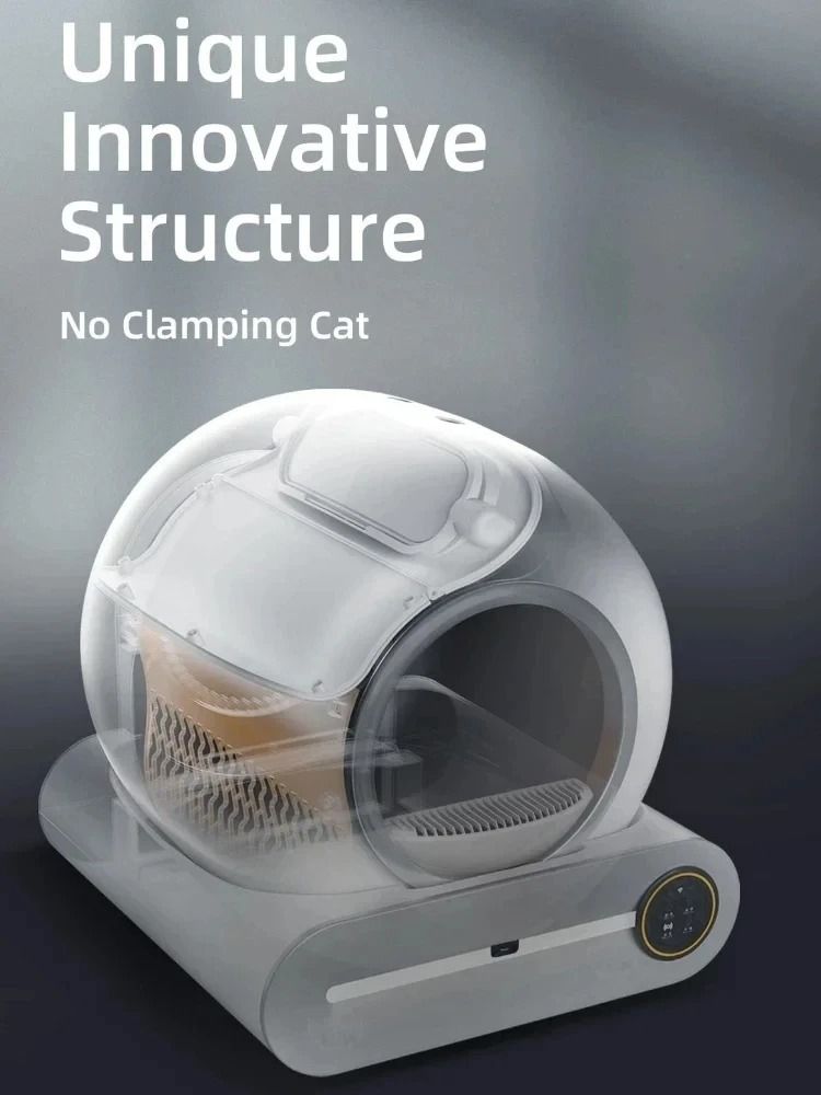 Automatic Smart Cat Litter Box Self Cleaning Large Capacity Enclosed Design