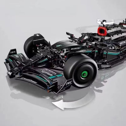F1 W14 Race Car Building Blocks – 1 to 8 Scale 1642PCS Technical Supercar Model Kit for Kids & Collectors
