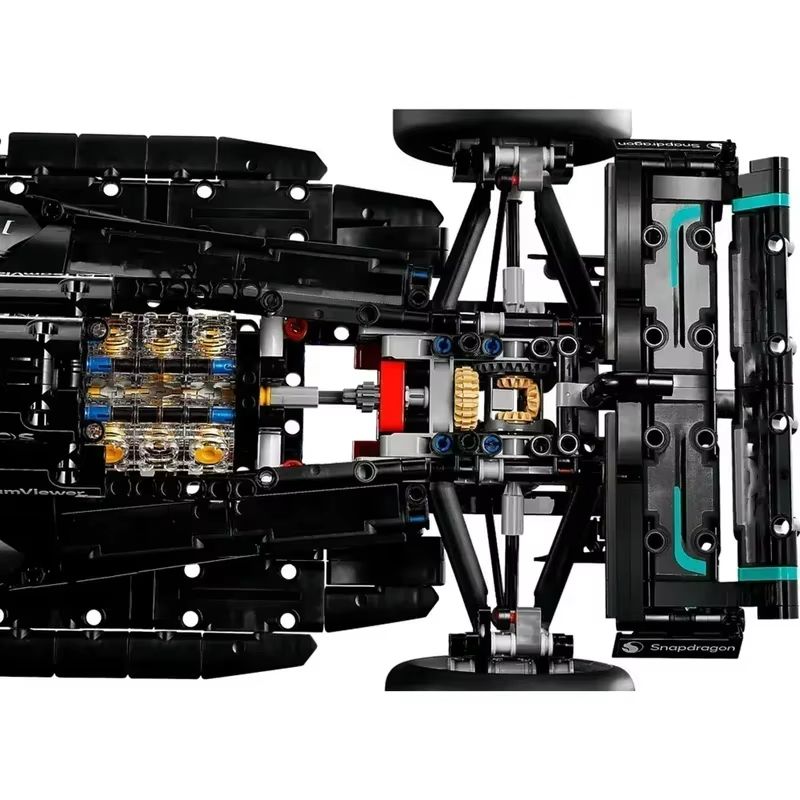 F1 W14 Race Car Building Blocks – 1 to 8 Scale 1642PCS Technical Supercar Model Kit for Kids & Collectors