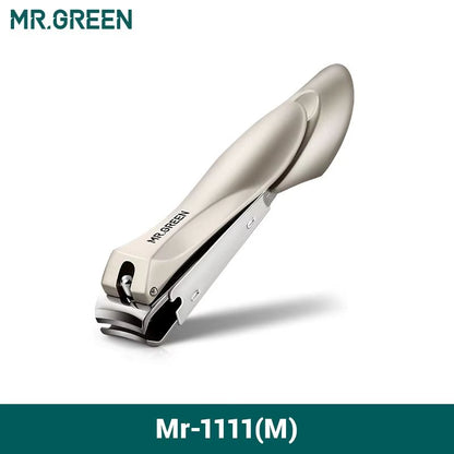Anti-Splash Stainless Steel Nail Clippers for Precision Fingernail & Toenail Care