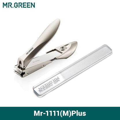 Anti-Splash Stainless Steel Nail Clippers for Precision Fingernail & Toenail Care