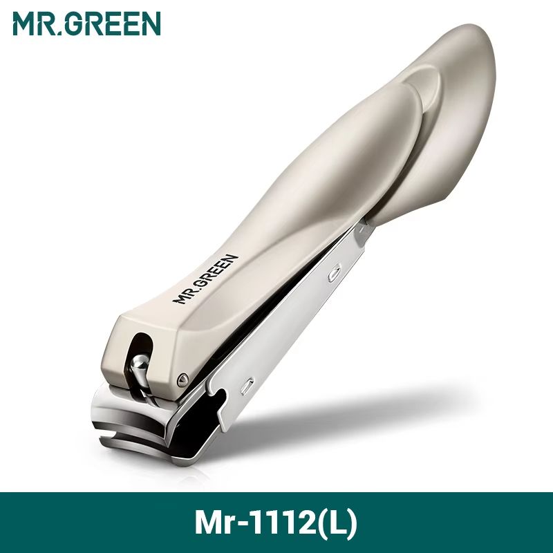 Anti-Splash Stainless Steel Nail Clippers for Precision Fingernail & Toenail Care