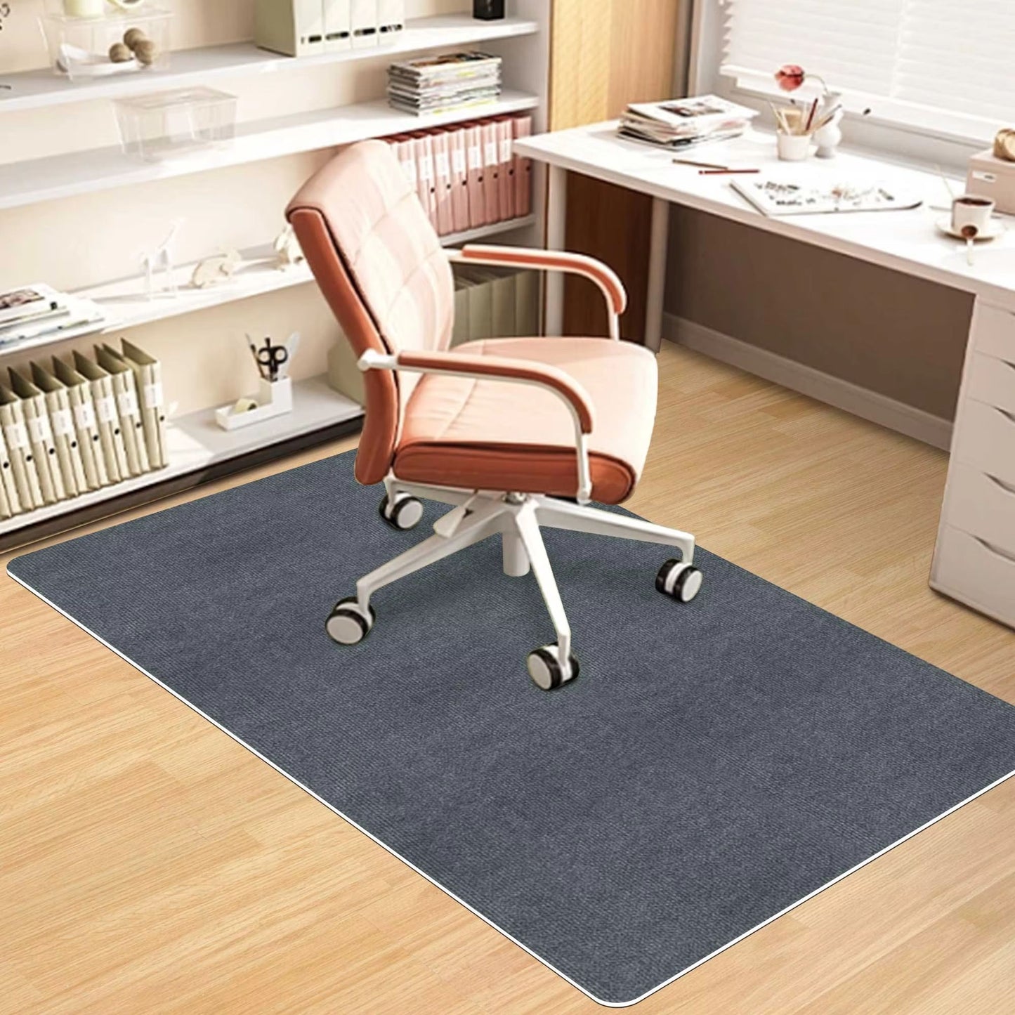 Keilymat 35.43x47.24in Office Chair Mat – Hardwood Floor Protector for Gaming & Work