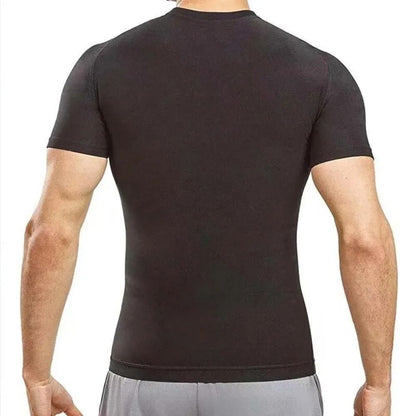 Mens Sauna Sweat Vest Heat Trapping Compression Shirt