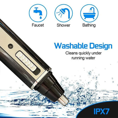 4 in 1 Rechargeable Nose Ear and Beard Hair Trimmer for Men