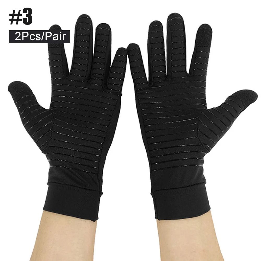 Copper Arthritis Compression Gloves Fingerless Pain Relief Support for Arthritis Carpal Tunnel Swelling Men Women