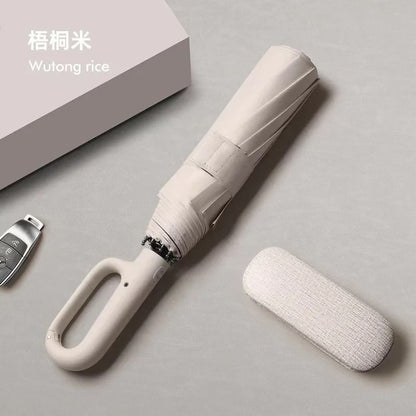 Ring Buckle Design 20 Rib Fully Automatic Folding Umbrella Extra Large Sunshade for Men and Women