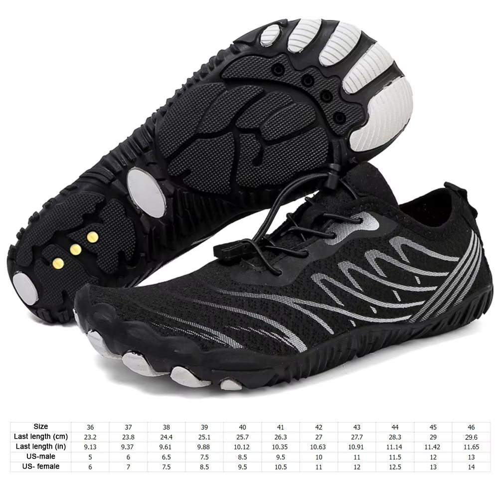 GroundFlow Copper Grounding Shoes – Lightweight Barefoot Water Shoes for Men & Women
