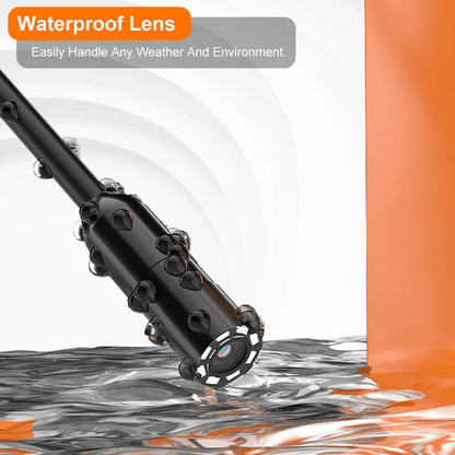 Endoscope Camera with 43 Inch Screen and Rigid Cable HD Pipe Inspection Borescope