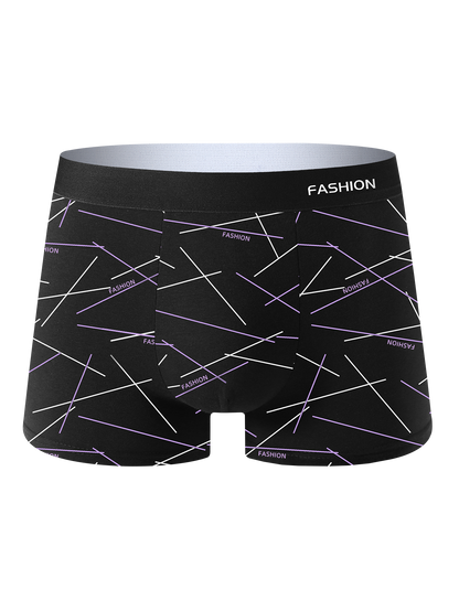 Men's Underwear Soft Healthy Breathable, Casual Sports Boxer Briefs, High Quality Fashionable Trendy Men's Pants