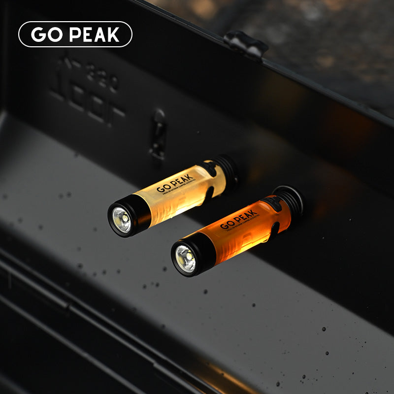 Gopeak Pocket Mini Flashlight, 5050 LED Outdoor Keychain Light for Emergency, Disaster Relief, Everyday Carry