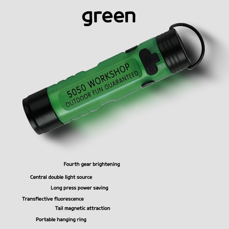 Gopeak Pocket Mini Flashlight, 5050 LED Outdoor Keychain Light for Emergency, Disaster Relief, Everyday Carry