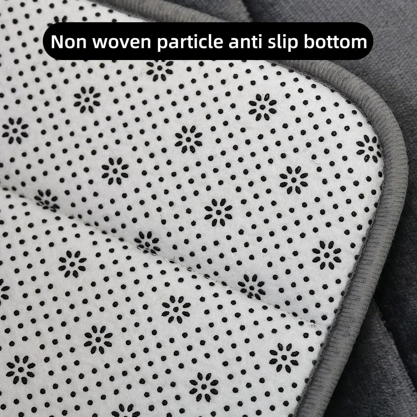 Bathroom Coral Velvet Anti Skid Mat With Quick Dry Water Absorption