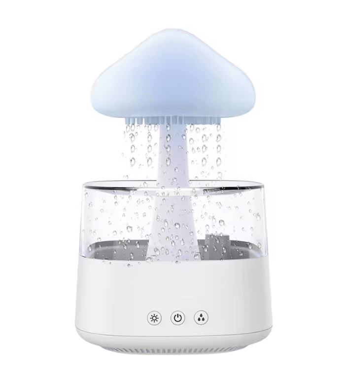 Cloud Rain Diffuser Humidifier Aromatherapy Machine with Colorful Lamp