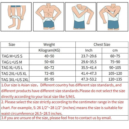 Mens Compression Shapewear Undershirt