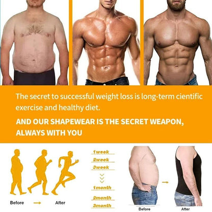 Mens Compression Shapewear Undershirt