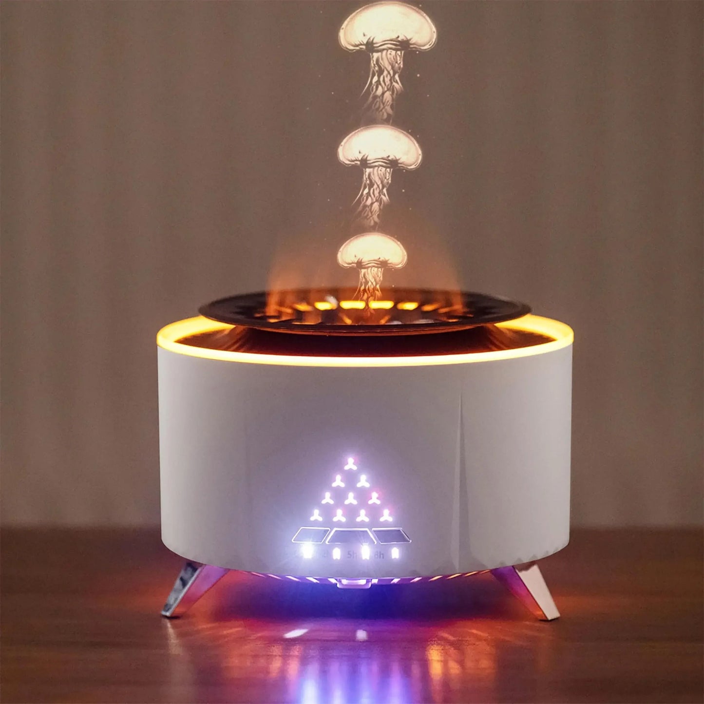 Jellyfish mist aromatherapy diffuser 350 ml ultrasonic volcano night light