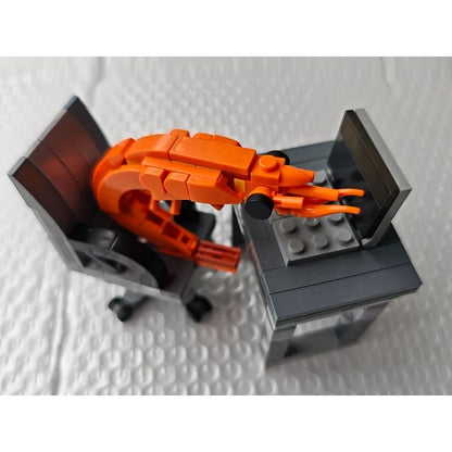 MOC building block shrimp figurine creative puzzle assembly toy for kids and adults