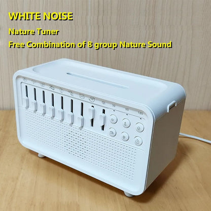 Bluetooth White Noise Machine With Aroma Diffuser Humidifier And Night Light