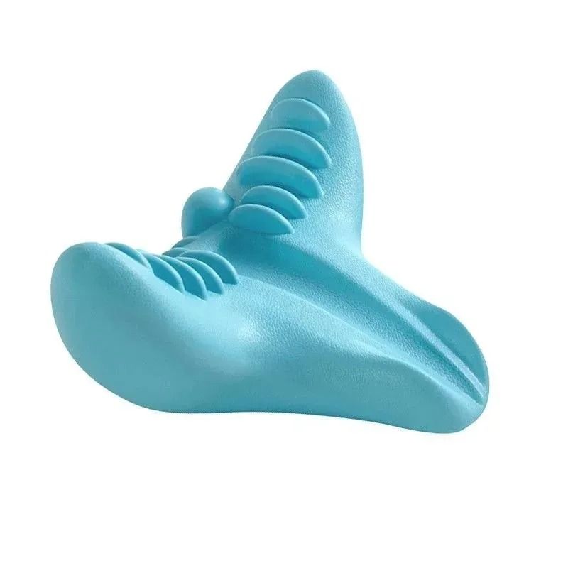 Neck And Shoulder Relaxer Cervical Traction Pillow For Pain Relief And Posture Support