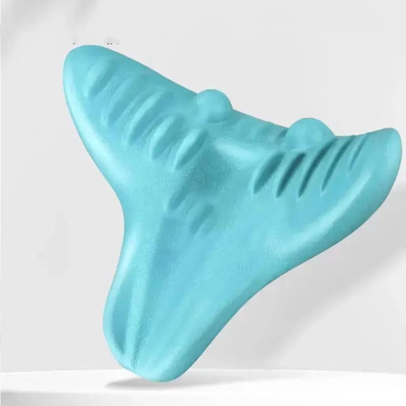 Neck And Shoulder Relaxer Cervical Traction Pillow For Pain Relief And Posture Support