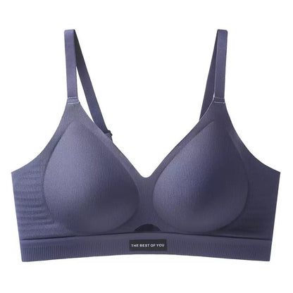 Wireless Sports Bra for Women Seamless Soft Support Comfort Bra