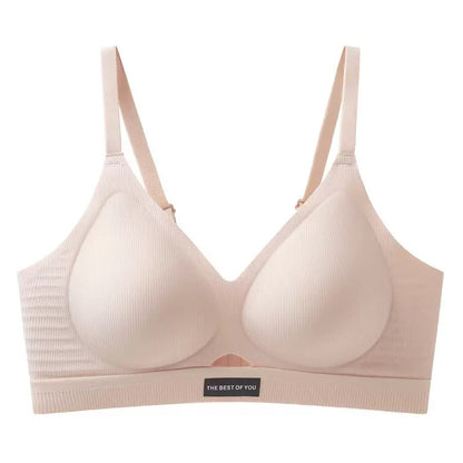 Wireless Sports Bra for Women Seamless Soft Support Comfort Bra