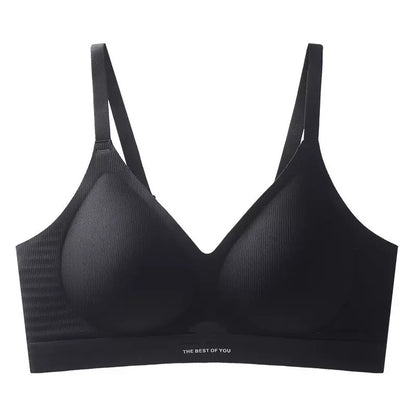 Wireless Sports Bra for Women Seamless Soft Support Comfort Bra