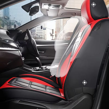 Full Leather Car Seat Cushion, All Inclusive Seat Cover, Driver's or Passenger Seat Cover, All Season Universal Pad