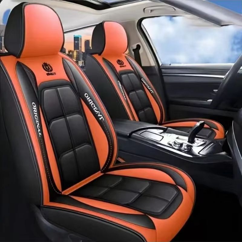 Full Leather Car Seat Cushion, All Inclusive Seat Cover, Driver's or Passenger Seat Cover, All Season Universal Pad
