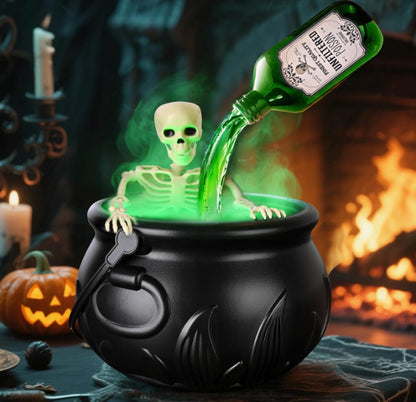 Halloween Black Wizard Bowl Magic, Floating Potion Bottle Diffuser, Indoor Home Bar, Party Horror Ghost Props Decoration