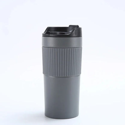 Portable French Press Coffee Maker Travel Mug with Double Wall Insulated Vacuum Design