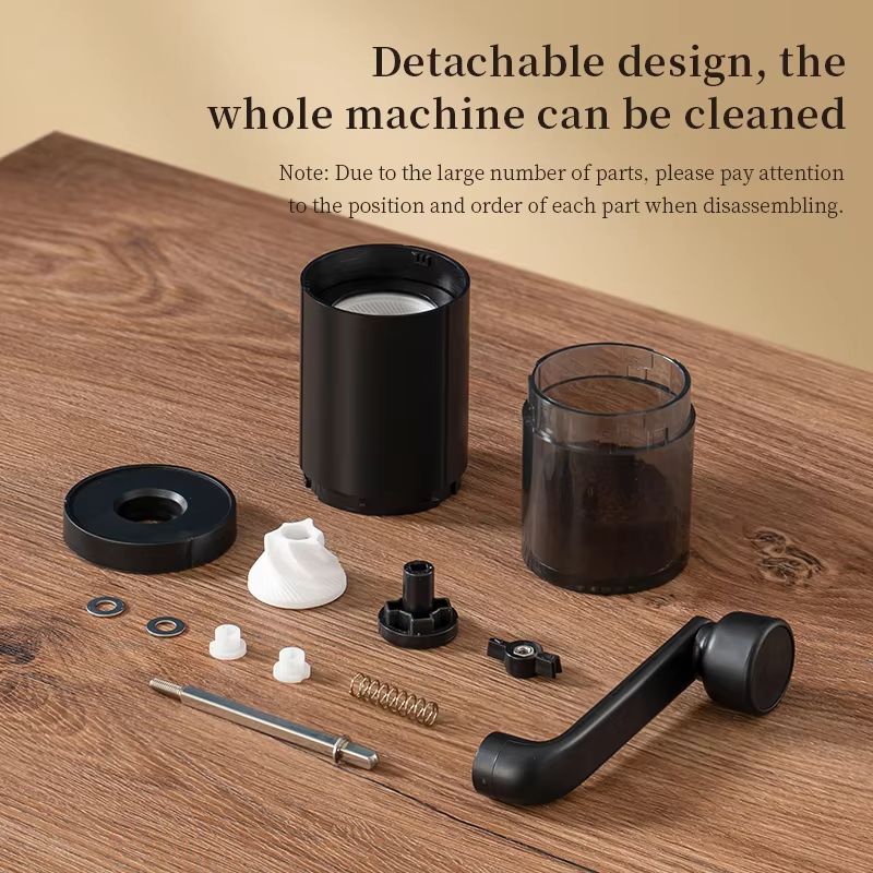 Portable Manual Coffee Grinder with Adjustable Hand Crank – Travel-Friendly Bean Grinder for Home and Outdoors