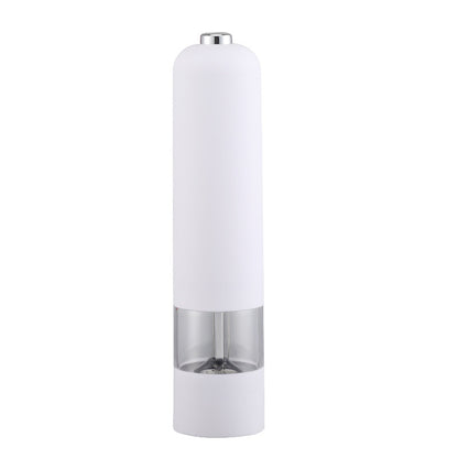 Electric Salt Pepper Grinder, One Handed Operation, Stainless Steel Spice Mill with LED Light, Adjustable Coarsenes