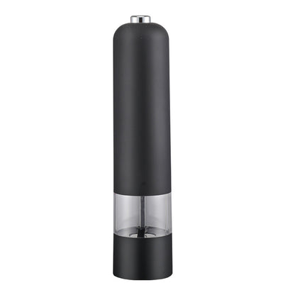 Electric Salt Pepper Grinder, One Handed Operation, Stainless Steel Spice Mill with LED Light, Adjustable Coarsenes