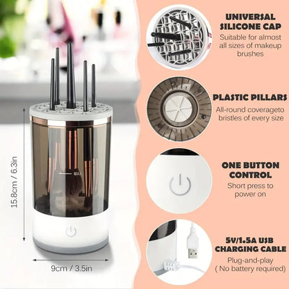 USB Electric Makeup Brush Cleaner Portable Deep Cleaning Machine