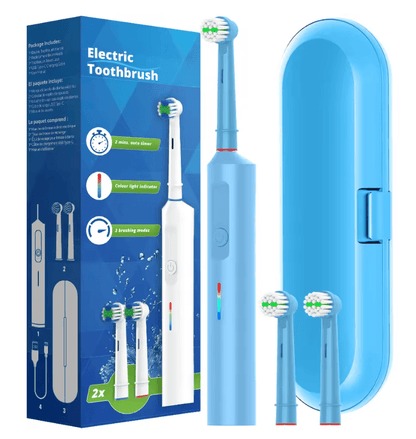 Rechargeable Electric Toothbrush with Rotating Brush Head Compatible with Oral B