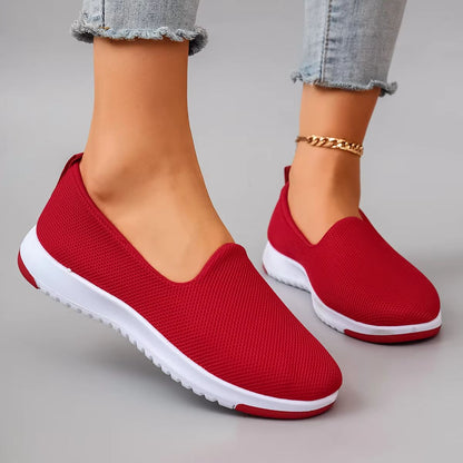Women's Breathable Mesh Summer Sneakers – Lightweight Casual Shoes