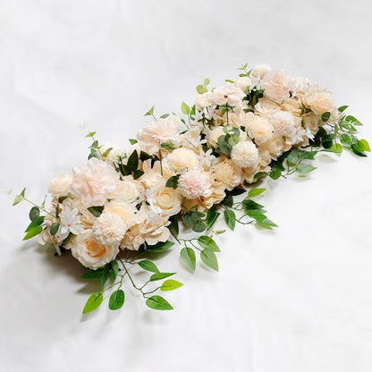 39.37in DIY Silk Flower Wall Artificial Peonies & Roses for Wedding Decor