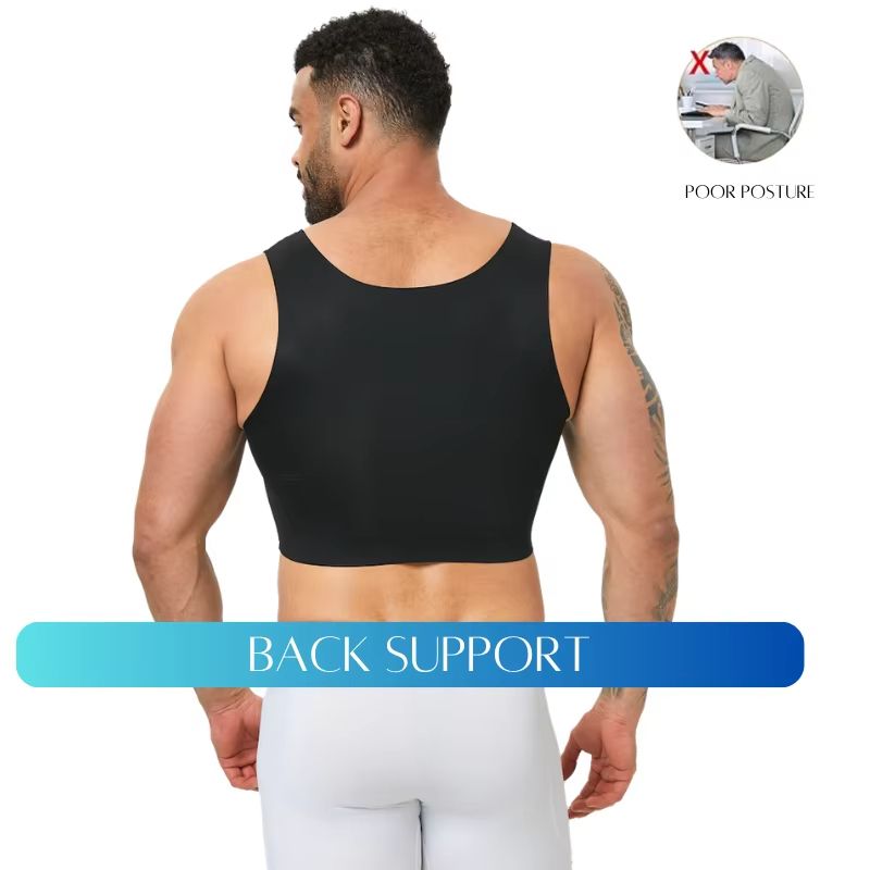Men's Seamless Shaping Vest – Slim Fit Compression Undershirt for Comfort & Confidence