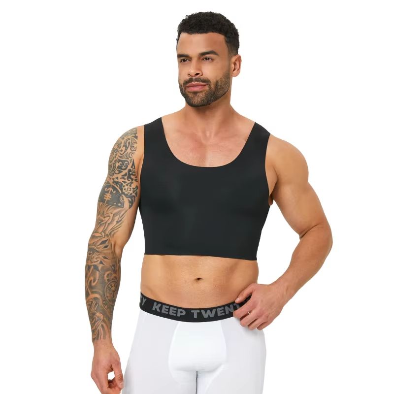 Men's Seamless Shaping Vest – Slim Fit Compression Undershirt for Comfort & Confidence