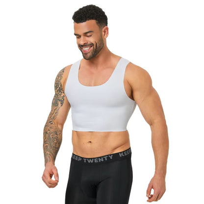 Men's Seamless Shaping Vest – Slim Fit Compression Undershirt for Comfort & Confidence