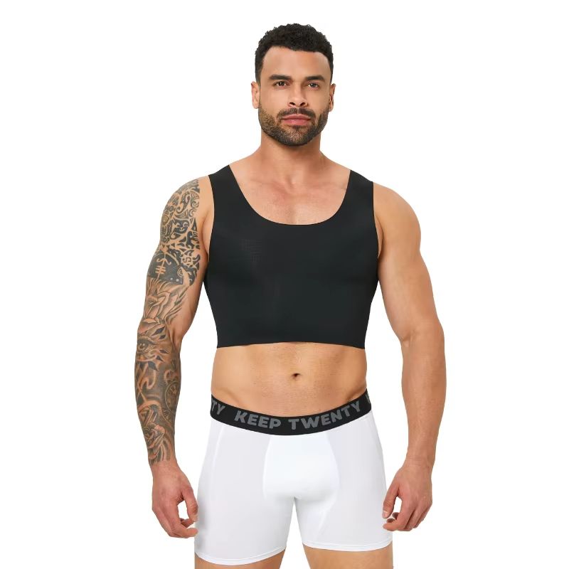 Men's Seamless Shaping Vest – Slim Fit Compression Undershirt for Comfort & Confidence