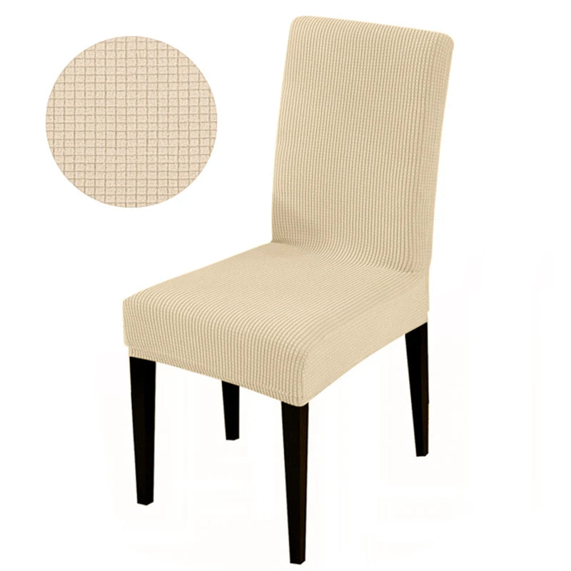 Universal Elastic Chair Covers, Stretchable Slipcovers for Dining Room Chairs, Living Room Office, Machine Washable