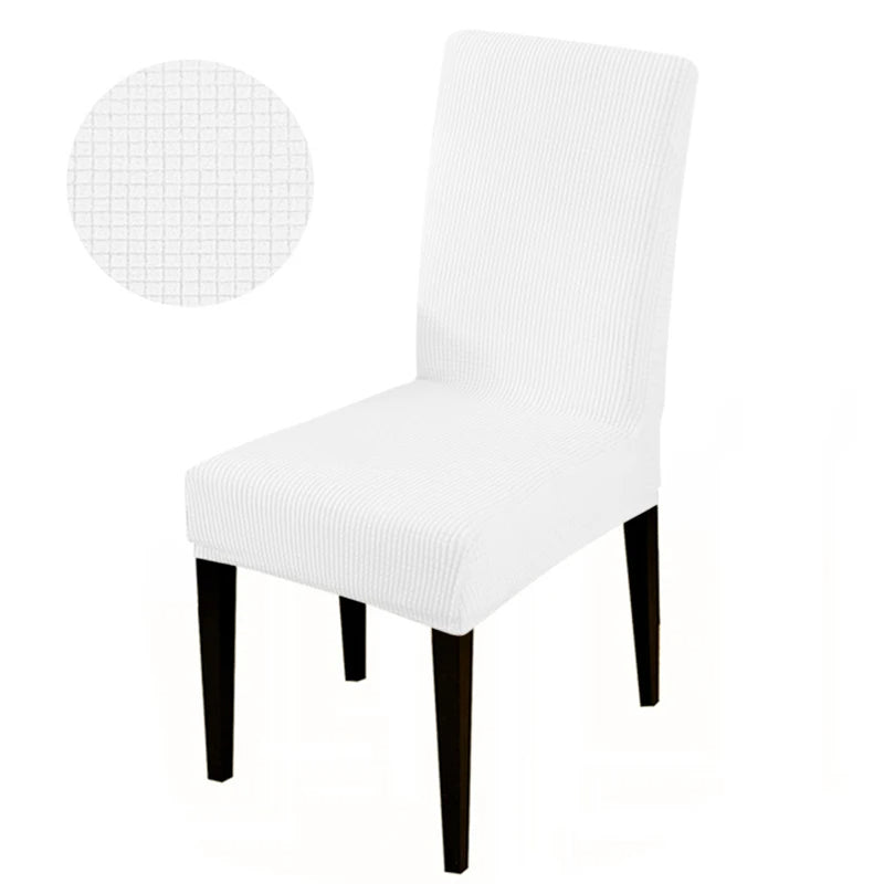Universal Elastic Chair Covers, Stretchable Slipcovers for Dining Room Chairs, Living Room Office, Machine Washable