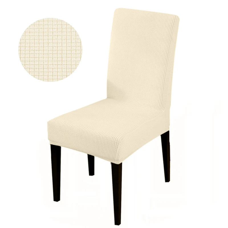 Universal Elastic Chair Covers, Stretchable Slipcovers for Dining Room Chairs, Living Room Office, Machine Washable