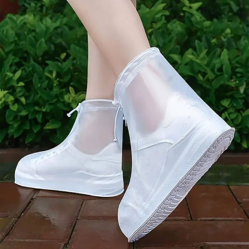 Ultimate Reusable Silicone Waterproof Shoe Covers, Non-Slip Protectors for Men, Women, Indoor Outdoor Rain Boots