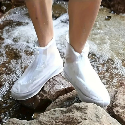 Ultimate Reusable Silicone Waterproof Shoe Covers, Non-Slip Protectors for Men, Women, Indoor Outdoor Rain Boots